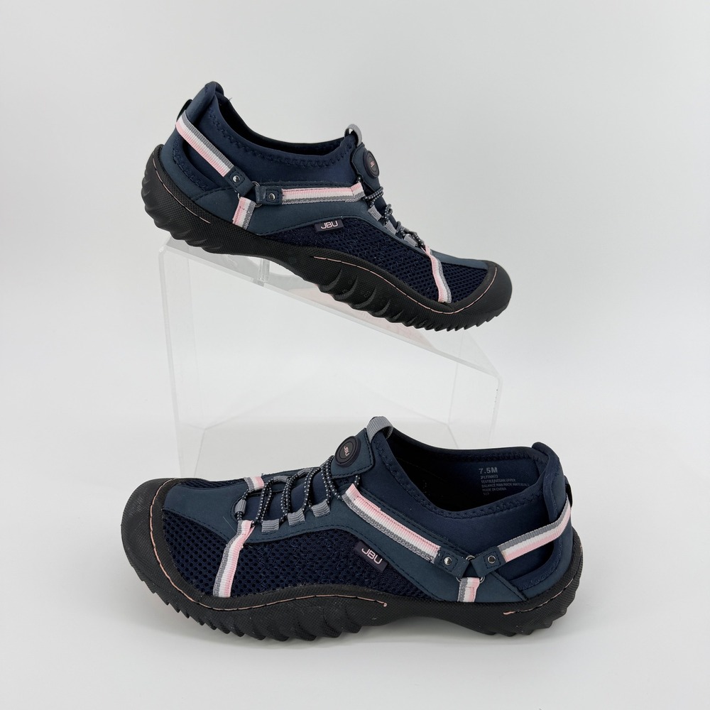Water Ready JBU Jambu Sport Sneakers Navy Excellent Womens 7.5M